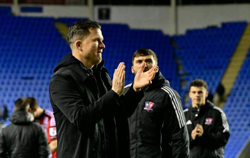 Exeter City manager Gary Caldwell. Pic from PPAUK