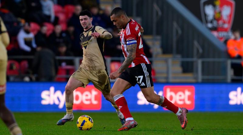 Grim defeat for Exeter City. Pic from PPAUK