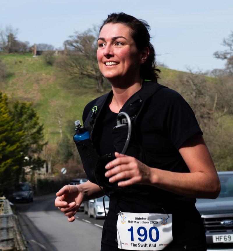 'They have saved my life' - Devon lecturer runs London Marathon for domestic abuse charity