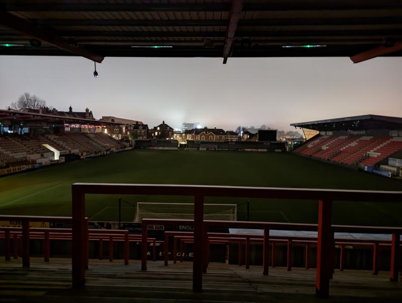 Sleep Out at Exeter City