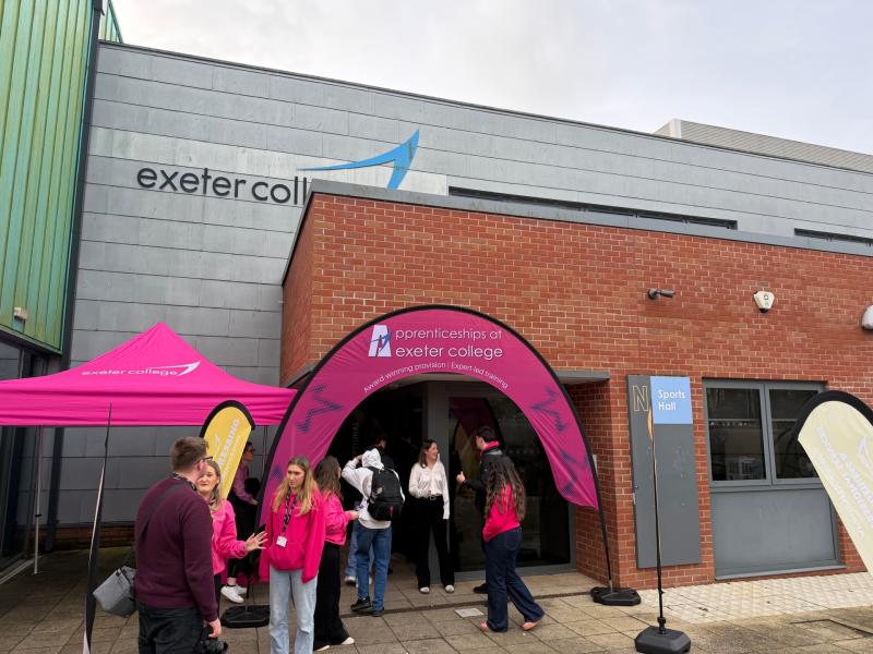 Thousands attend Exeter College&rsquo;s Expo as National Apprenticeship Week takes place