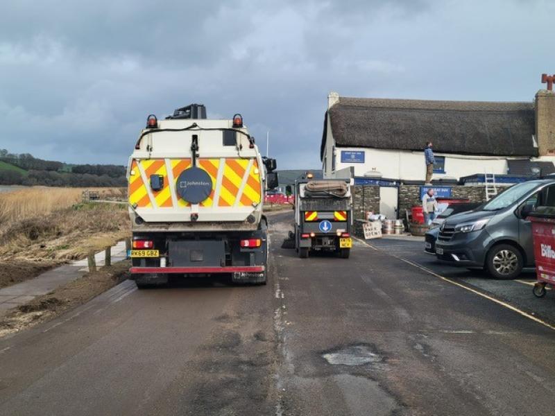 Torcross reopens key facilities after storm damage