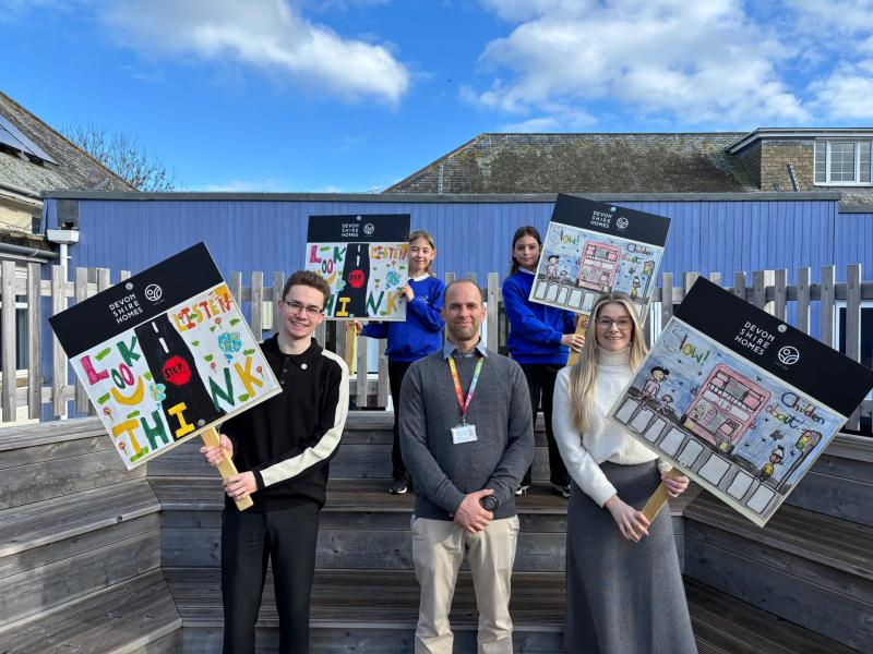 'Stop, look, listen' - How 200 Ilfracombe pupils are tackling speeding in North Devon
