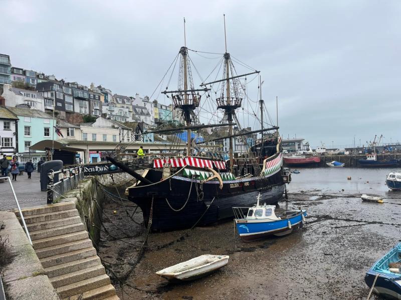 Brixham&rsquo;s Golden Hind faces uncertain future as half-term losses soar to &pound;1,000 a day