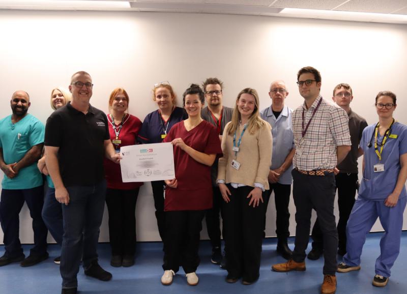 Plymouth NHS staff achieve major environmental milestone through GreenED programme (Image- UHPNT)