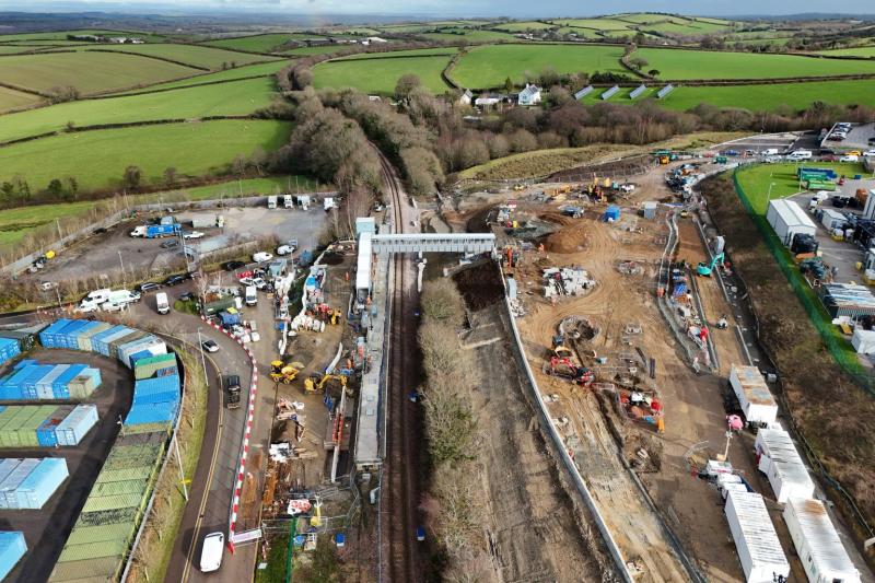Okehampton Interchange: New station 'taking shape' one year on