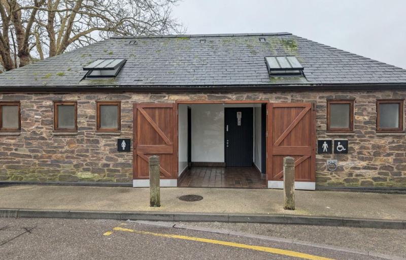 The public toilets at Steamer Quay, which have recently been refurbed (Image- SHDC)