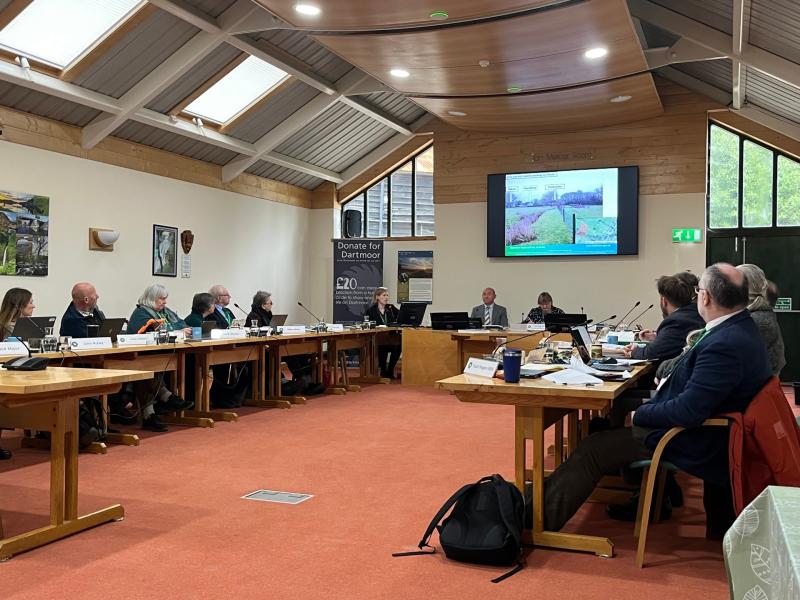 Dartmoor National Park Authority's development management committee consider the dog agility facility at South Brent. Picture by Alison Stephenson