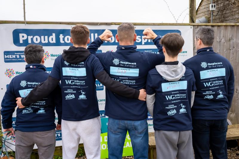 Record turnout for Hospiscare Men&rsquo;s Walk in Exeter