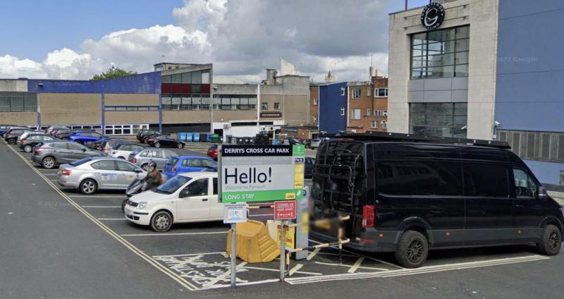 Derrys Cross Car Park is one of many council-owned city centre car parks set to be affected (Image- Google Maps)