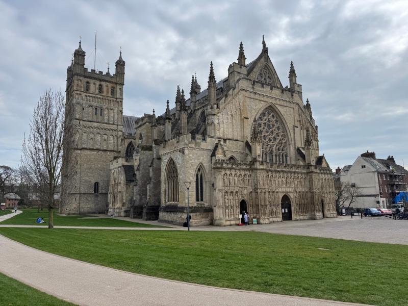 The volunteer fair takes place at Exeter Cathedral