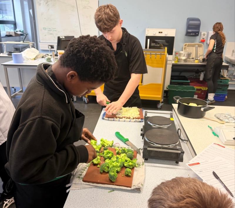 Students had the opportunity to taste-test their own creations