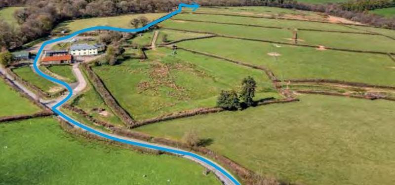 access into site HGV route