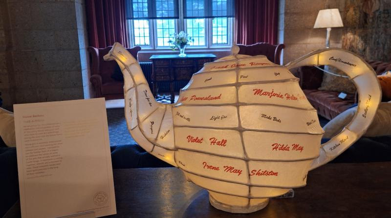 One of 15 pieces on display at Castle Drogo