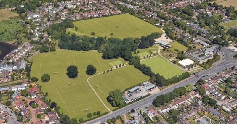 Exeter's King George V playing fields (Image courtesy: Exeter City Council)