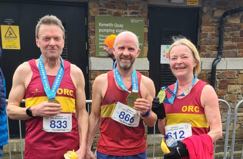Shiny medals for Okehampton runners