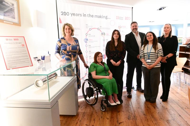 Kitson Boyce team members including (left) Kate Barton and third from right Rhodri Davey at the Torquay museum exhibition
