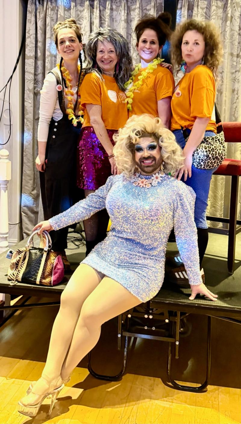 Roberta Calamari with Totnes Fringe Festival directors