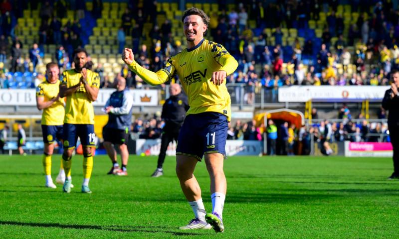 Dylan Morgan soaks up the applause. Pic from PPAUK