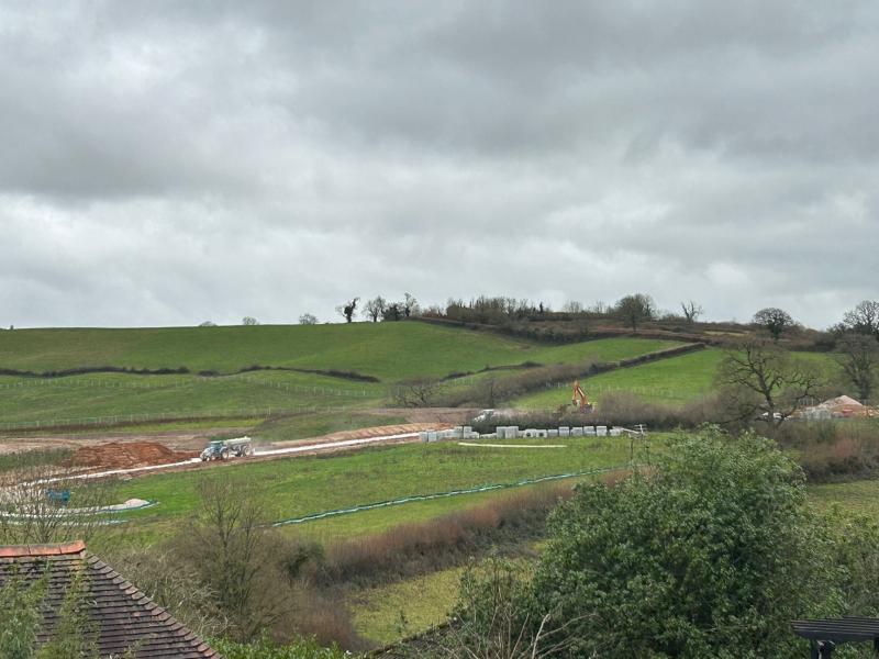 Work on the Wolborough NA3 site at Newton Abbot (Image courtesy: Newton Says No)