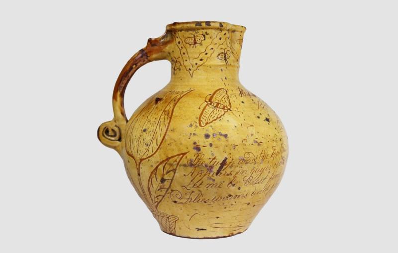 North Devon Harvest Jug Robert Fishley 1837