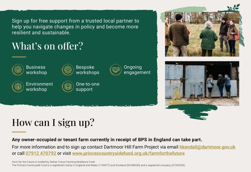 Free support for Dartmoor farmers to navigate the agricultural policy changes