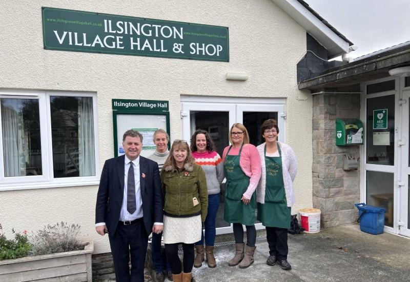 MP seeks local volunteers to support village hall and shop