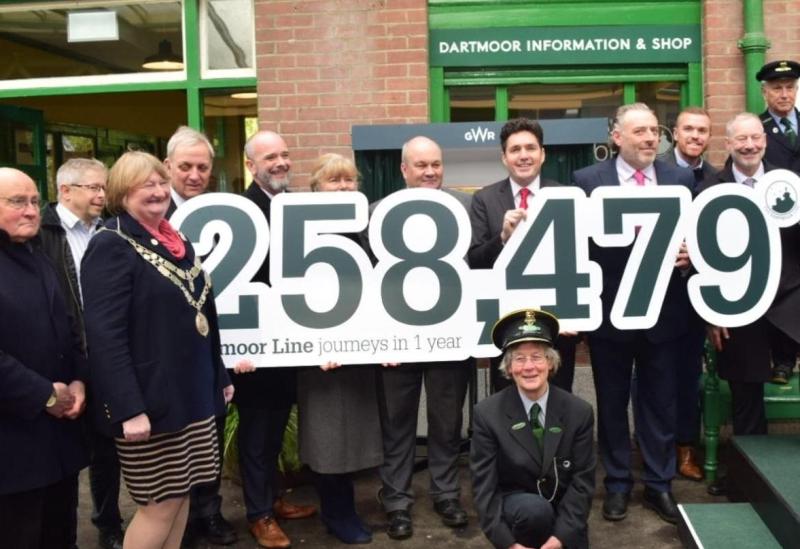Dartmoor line celebrates 250,000 travellers on its year one anniversary