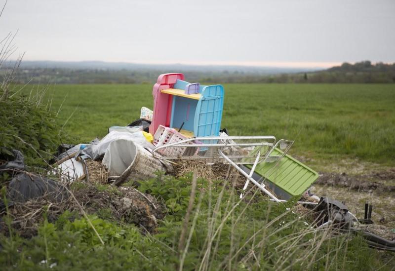Fly-tipping figures are lowest in the country