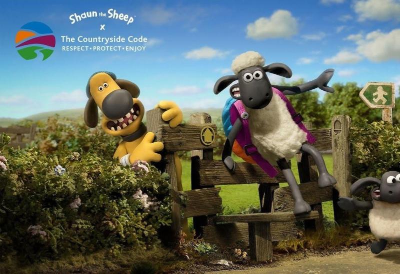 Widespread ewe-phoria as Shaun the Sheep becomes Countryside Code Champion