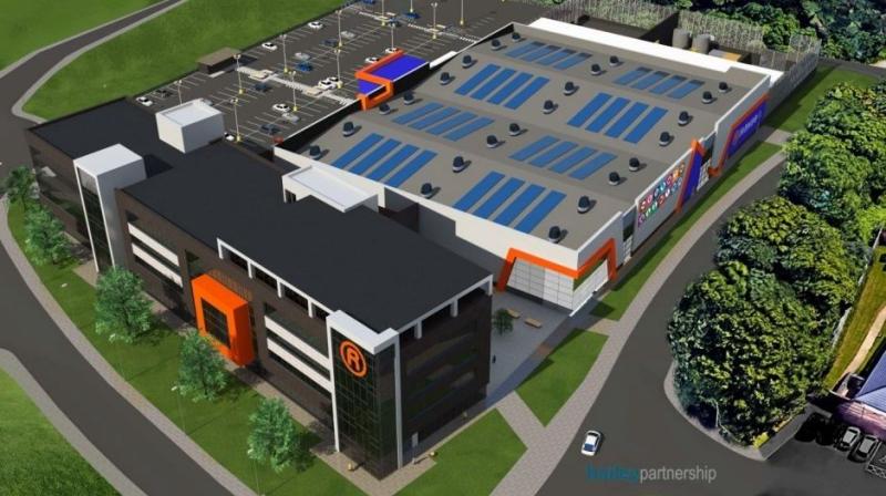 The Range superstore nears completion in Plymouth