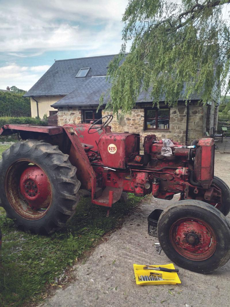 International Tractor back  running on home soil