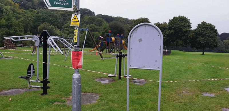Mindless vandalism shuts Okehampton play area