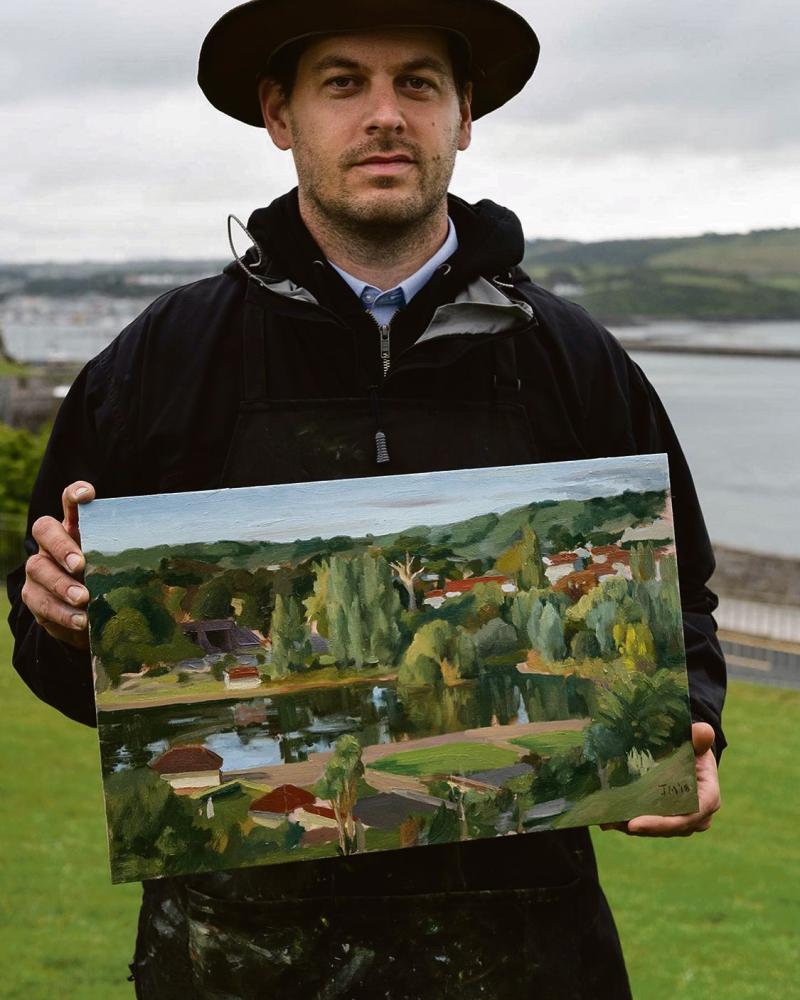 Devon artist James Murch creates powerful trio of NHS portraits